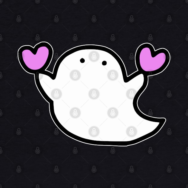 Cute Ghost Hearts by Comrade Jammy